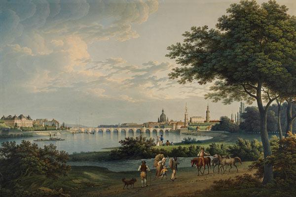 Blick auf Dresden 1810