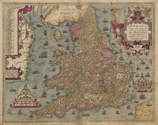 Anglia: England und Wales von Christopher Saxton
