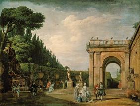 The Gardens of the Villa Ludovisi, Rome 1749