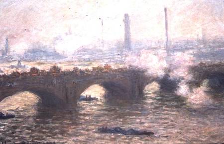 Study of Waterloo Bridge at Dusk von Claude Monet