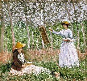 Blanche Monet Painting c.1887