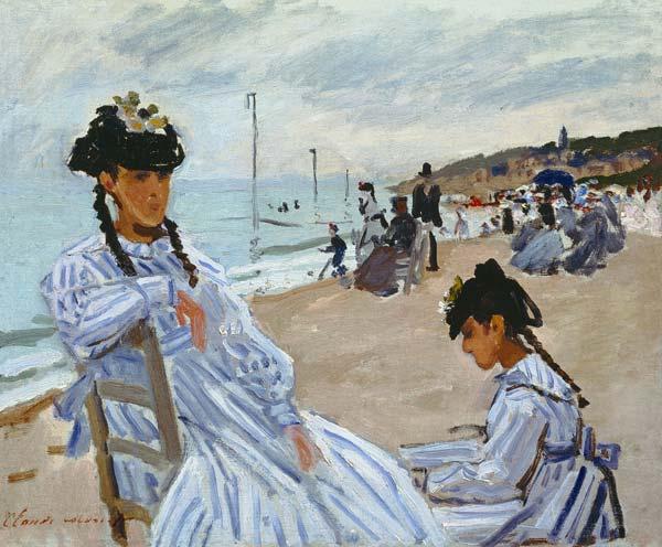 On the Beach at Trouville 1870-71