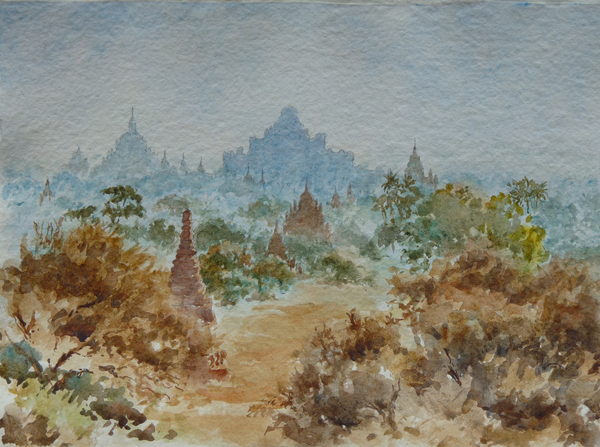 927 Bagan sunrise von Clive Wilson