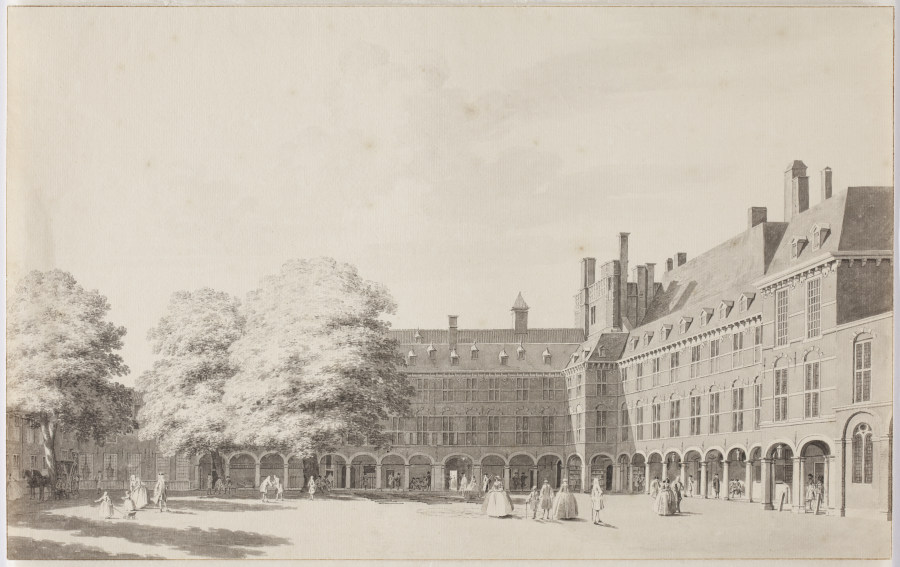 Der Binnenhof in Den Haag von Cornelis Pronk