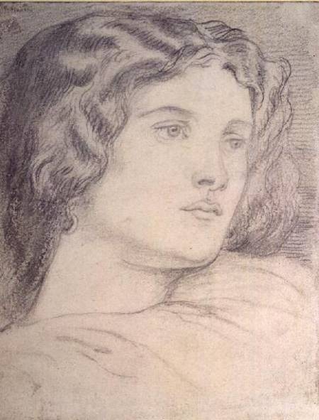 Portrait Head of Fanny Cornforth von Dante Gabriel Rossetti