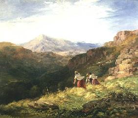 Haymaking, Snowdon 1847