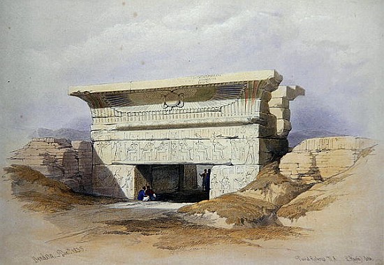 North Gate at Dendarah, from \\Egypt and Nubia\\\, Vol.1\\"" von David Roberts