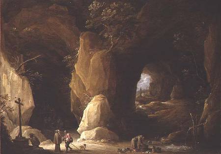 Hermits in a Cave von David Teniers