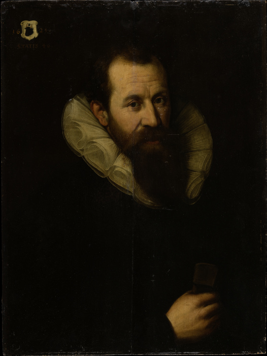 Bildnis eines 46jährigen Mannes von Deutscher Meister von 1621