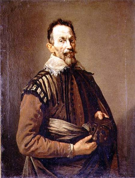 Portrait of Claudio Monteverdi (1567-1643) von Domenico Fetti
