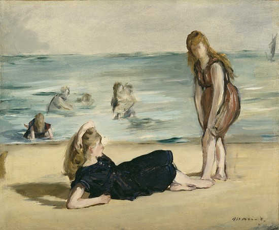 On the Beach von Edouard Manet