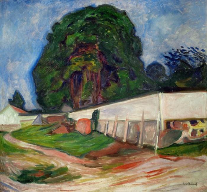 Sommernacht in Aasgaardstrand von Edvard Munch