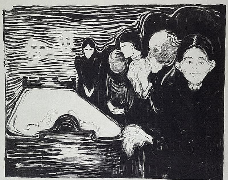 Todeskampf. von Edvard Munch