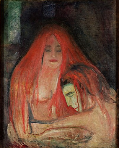 Vampire von Edvard Munch