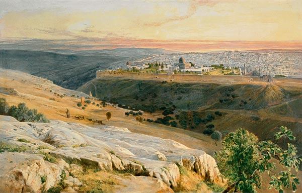 Jerusalem from the Mount of Olives 1859