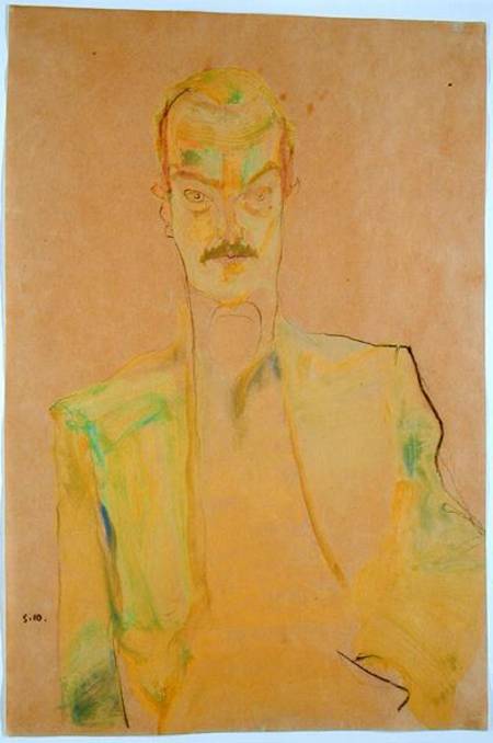 Portrait of Arthur Roessler von Egon Schiele