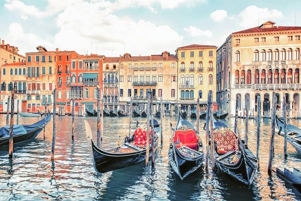 Gondolas in Venice von Emmanuel Charlat