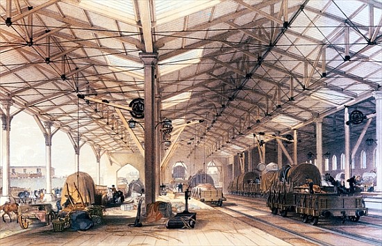 Great Western Railway: Freight shed at Bristol von English School