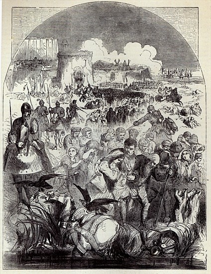 Siege of Calais: Departure of the Citizens von English School