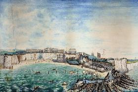 View of the Beach and Harbour at Broadstairs, Kent c.1830