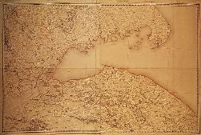 Map of Cutch and Kathiawar, published under the direction of Colonel G.C. de Pree, S.C., Surveyor Ge