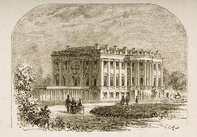 The White House, in c.1870, from 'American Pictures' published by the Religious Tract Society, 1876 20th