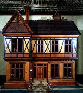 Doll's house purchased and furnished by Queen Mary, made by Ascroits of Liverpool, c.1920 (mixed med 1890