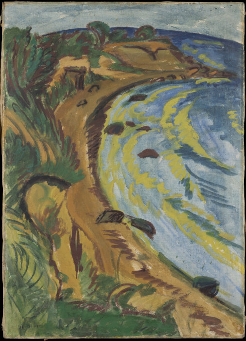 Bucht an der Fehmarnküste von Ernst Ludwig Kirchner