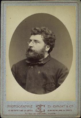 Porträt von Komponist Georges Bizet (1838-1875)