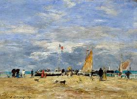 The Jetty at Deauville 1869