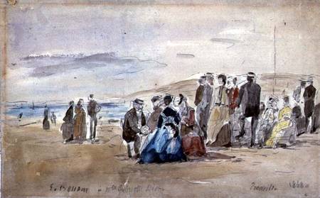 Trouville von Eugène Boudin