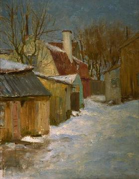 Fran Fjällgatan i Stockholm 1889