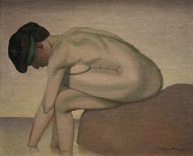 F.Vallotton, Baigneuse assise