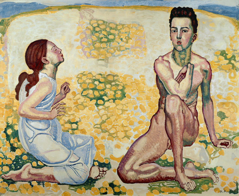 Der Frühling II von Ferdinand Hodler