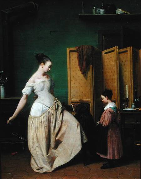Woman at her Toilet von Ferdinand Wachsmuth