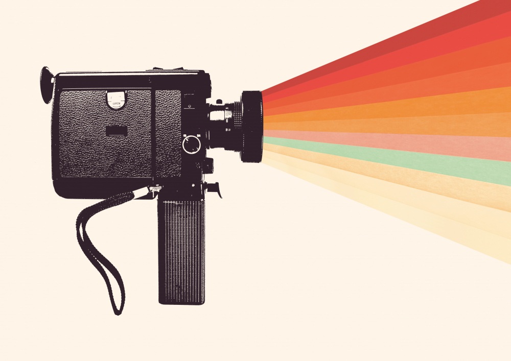 Filmkamera Regenbogen von Florent Bodart