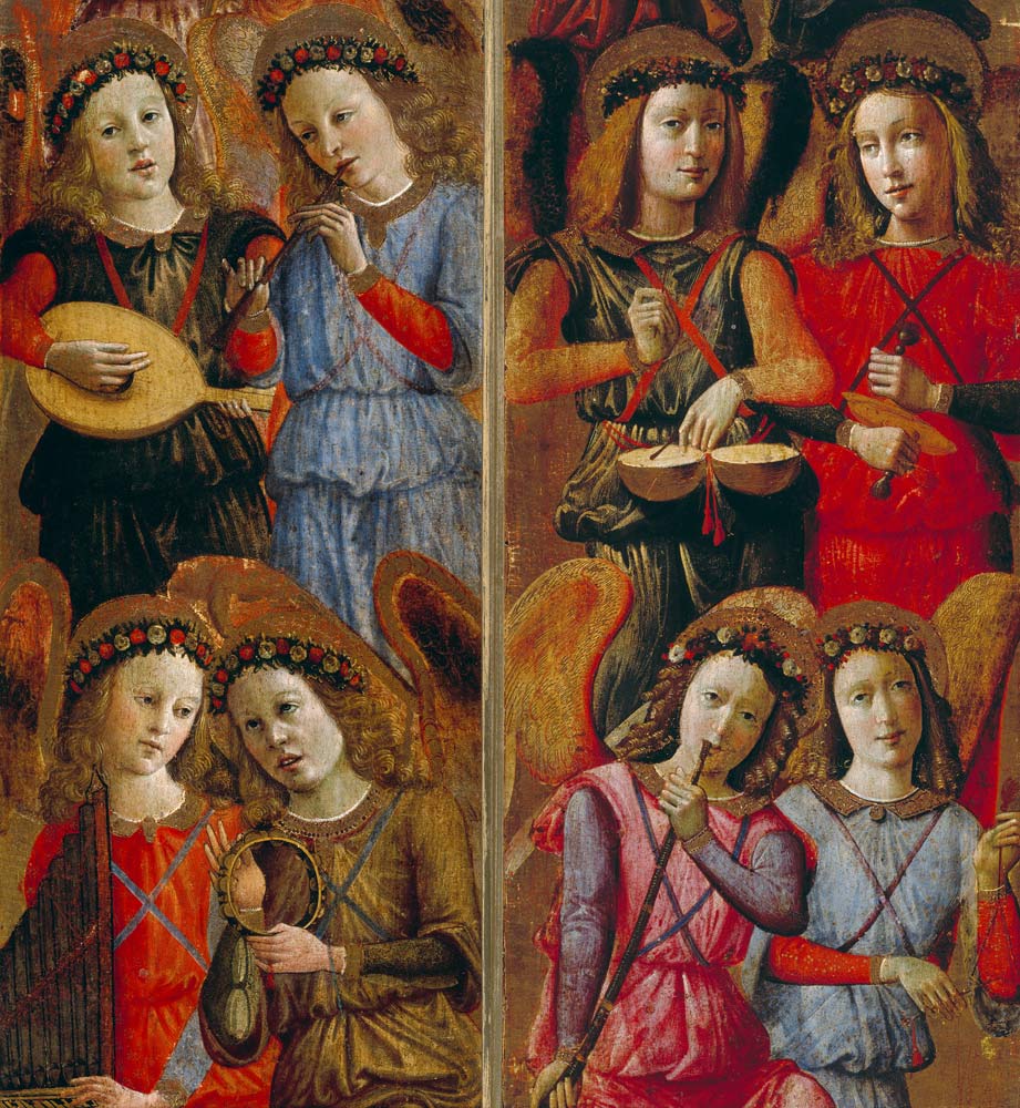Musizierende Engel von Florentinisch