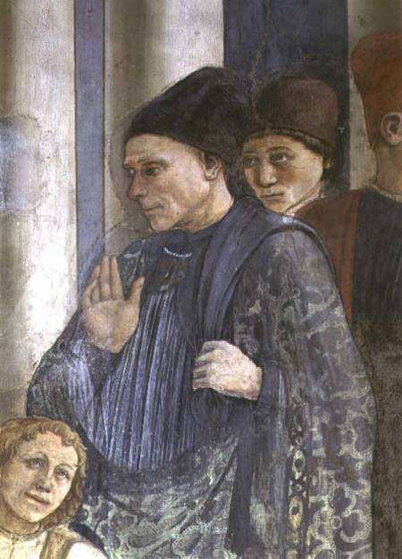 The Celebration of the Relics of St. Stephen (detail) 1452-66 (fresco) von Fra Filippo Lippi