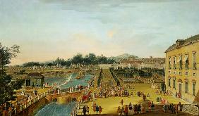  Ferdinand VI (1713-59) and Barbara of Braganza in the gardens of Aranjuez 1756