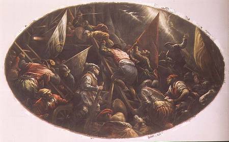 The Venetians Capturing Padua von Francesco da Ponte
