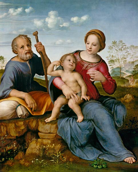 Die hl. Familie von Francesco di Cristofano