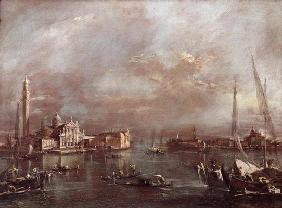 The Basin of Saint Mark's Square, with San Giorgio and the Giudecca, c.1774 (oil on canvas)