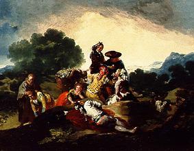 Die Landpartie von Francisco José de Goya