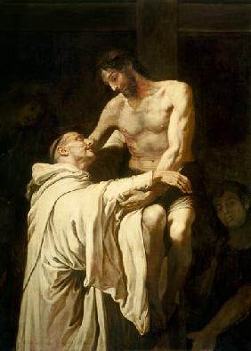 Christ Embracing St. Bernard