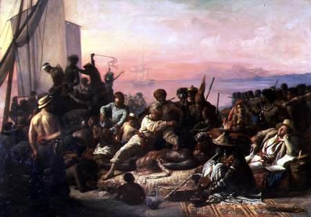 Slaves on the West Coast of Africa von François August Biard