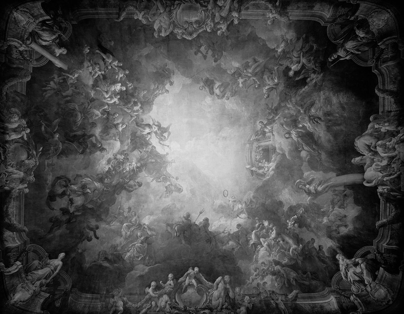 The Apotheosis of Hercules, from the ceiling of The Salon of Hercules von François Lemoyne