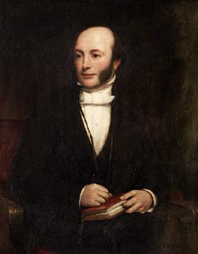 Portrait of Rev. John Barlow (1798-1869) (oil on canvas) 1869