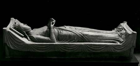 Effigy of Eleanor of Aquitaine (c.1122-1204) Queen of France, then of England von French School