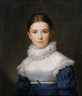 Porträt von Lina Gröger, der Pflegetochter des Künstlers 1815