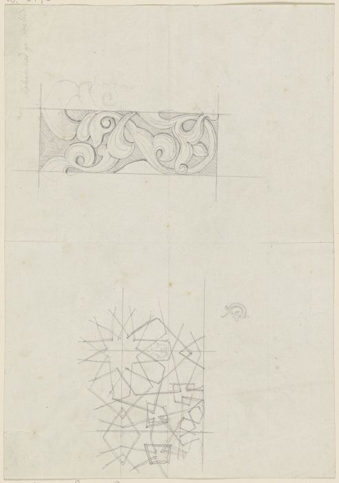 Geometrische und vegetabile Muster von Friedrich Maximilian Hessemer